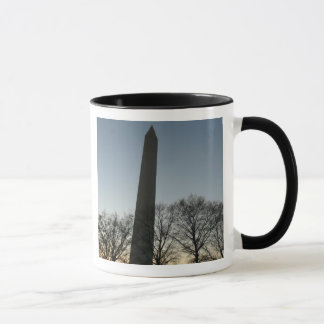 Taza Monumento a Washington en el paisaje invernal II