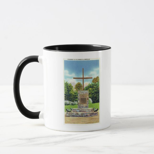 Taza Monumento al Marqués de Montcalm (Izquierda)