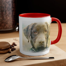 Taza Monumento al retrato mascota, simpatía mascota per