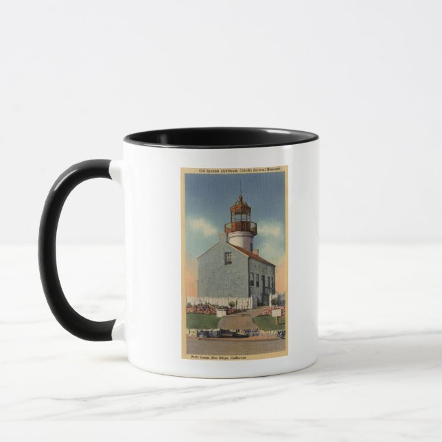 Taza Monumento Cabrillo Nat'l, Faro Point Loma (Izquierda)