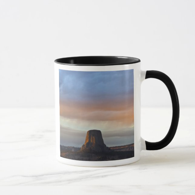 Taza Monumento Nacional Devils Tower, Tormenta al Atard (Derecha)
