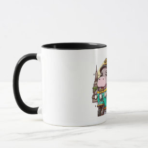Taza Moo Deng el bebé Hippo Mug