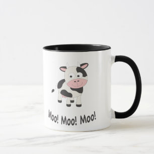 Taza Moo Moo Moo Cute Personalizado vaca