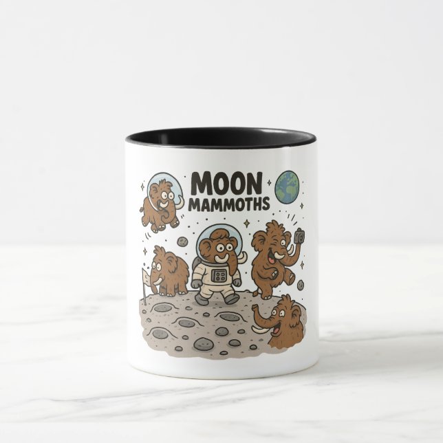 Taza MOON MAMMOTHS divertido (Centro)