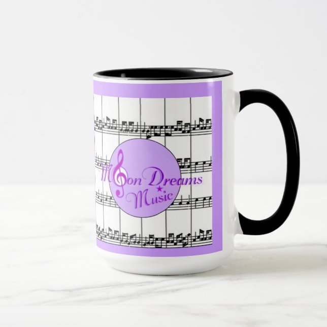 Taza MoonDreams Music Black Ringer Mug (Derecha)
