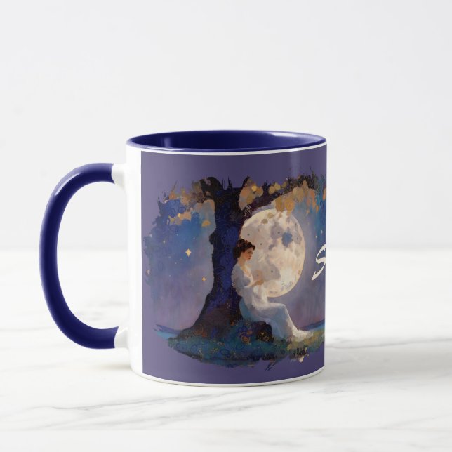 Taza Moonlit Dreamer - Serene Night Sky (Izquierda)