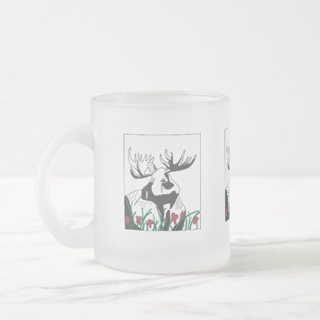 Taza Moose artístico Woodland (Izquierda)