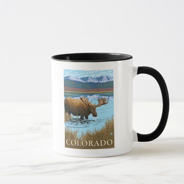 Taza Moose DrinkingColorado (Derecha)