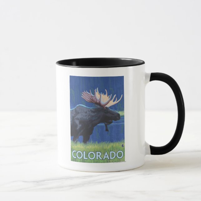 Taza Moose en Moonlight Colorado (Derecha)