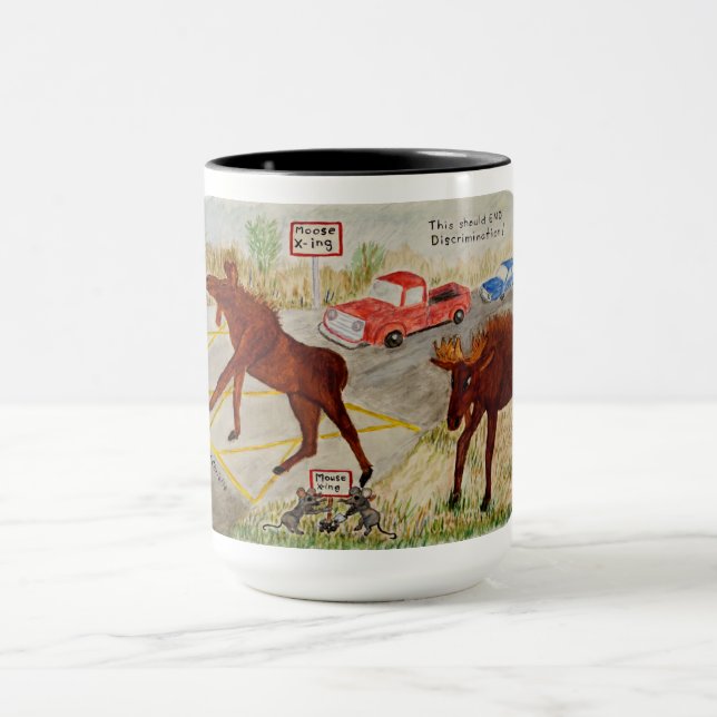 Taza Moose Humor Combo Mug, 15 oz (Centro)