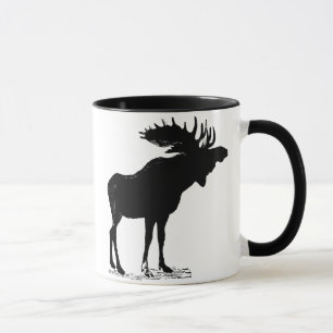 Taza Moose Silhouette