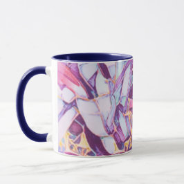 Taza Morado Floral
