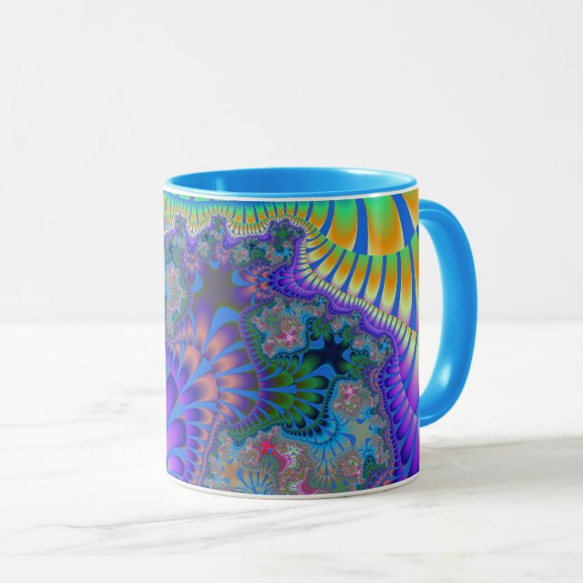 Taza Morado y azul (Anverso derecho)