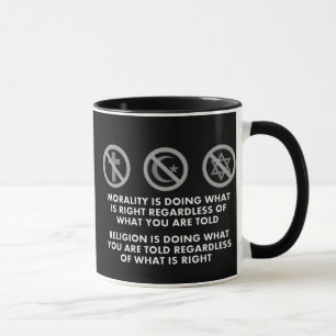 Taza Moralidad y religión