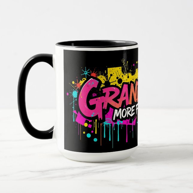 Taza More Fun Than Wi-Fi  Grandparent Day (Izquierda)