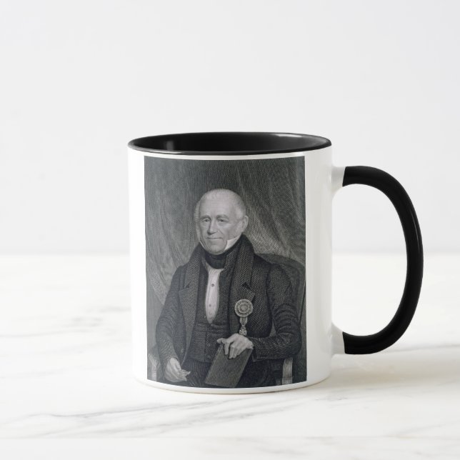 Taza Morgan Lewis, grabado por Asher Brown Durand (1796 (Derecha)