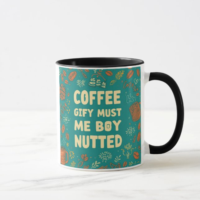 Taza "Morning Laughs Mug: Citas divertidas para los ama (Derecha)
