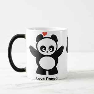 Taza Morphing de Panda® del amor