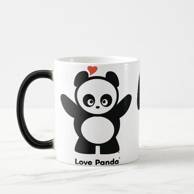 Taza Morphing de Panda® del amor (Izquierda)