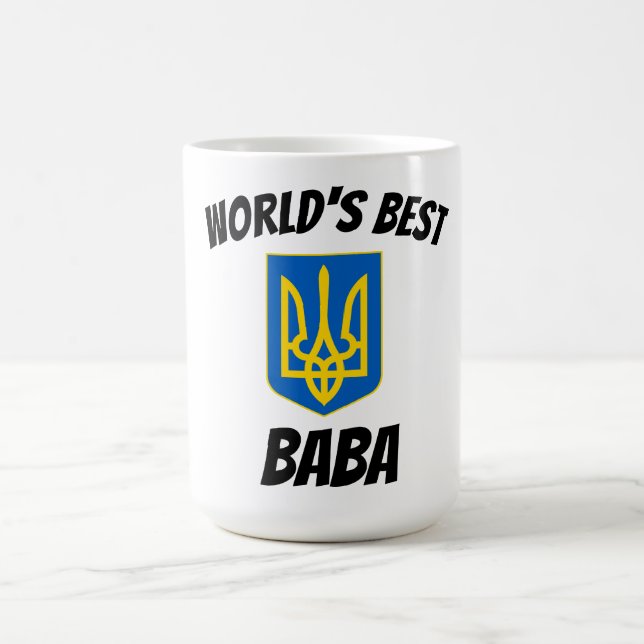 Taza Morphing de Tryzub del mejor bizcocho (Centro)