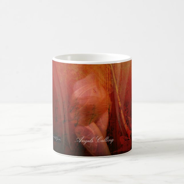 Taza Morphing del ángel intuitivo de la frecuencia (Centro)
