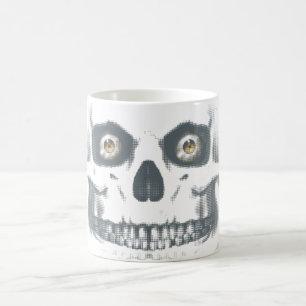 Taza Morphing del cráneo del zombi