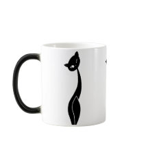 Taza Morphing del gato negro