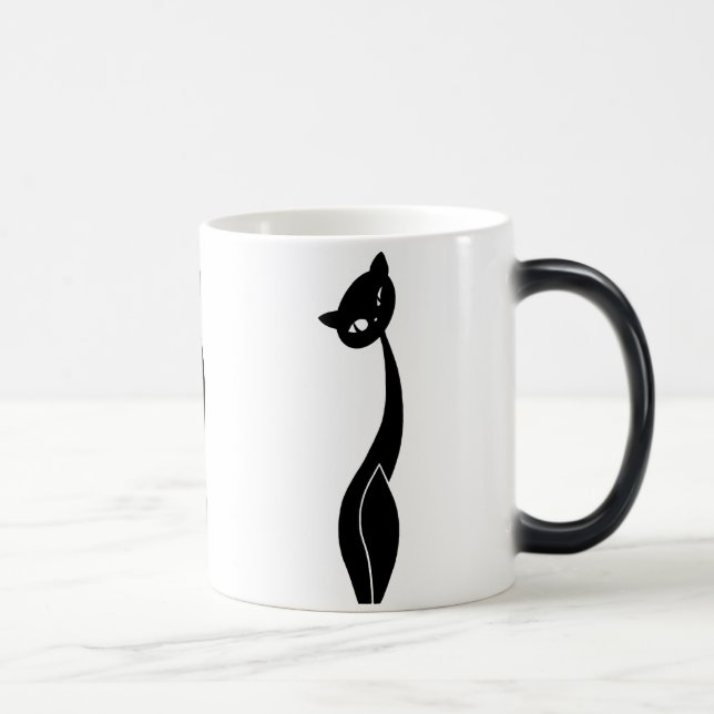 Taza Morphing del gato negro (Derecha)
