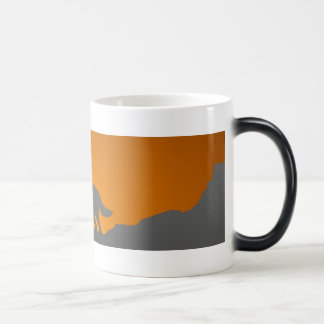 Taza morphing del lobo del grito