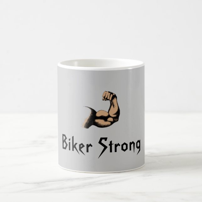 Taza Morphing fuerte del motorista (Centro)