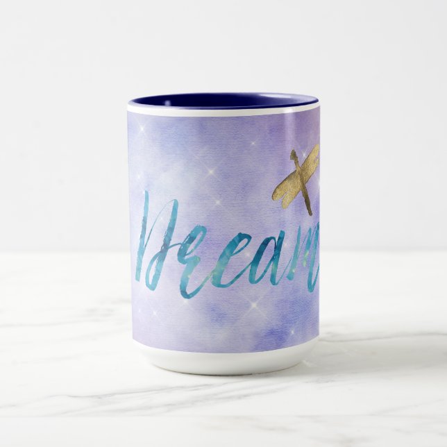 Taza Morple Aqua Dream Gold Dragonfly (Centro)