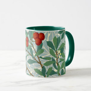Taza Morris - Arbatus, berry roja y verde.