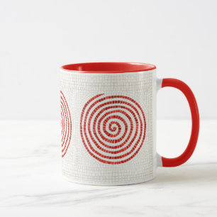 Taza Mosaico de Molinete Rojo Combo