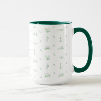 Taza Mosaico de montaña Stratton - toile verde