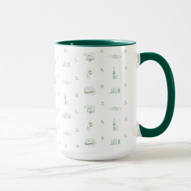 Taza Mosaico de montaña Stratton - toile verde (Derecha)