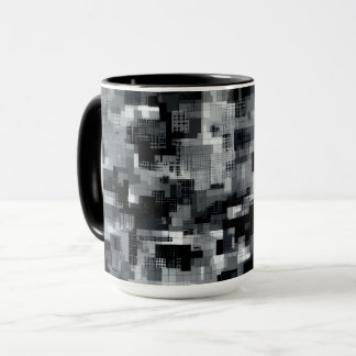 Taza Mosaico Matricial Monocromo