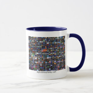 Taza Mosaico X.25 de la blasfemia 25 de Digitaces
