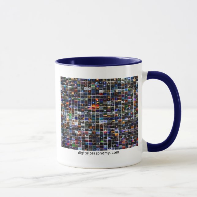 Taza Mosaico X.25 de la blasfemia 25 de Digitaces (Derecha)