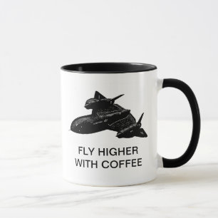 TAZA MOSCA MÁS ARRIBA CON CAFÉ