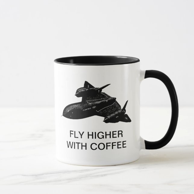 TAZA MOSCA MÁS ARRIBA CON CAFÉ (Derecha)