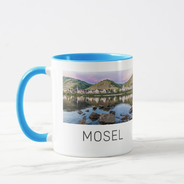 Taza Moselle Ediger Eller Sunset River Cochem Souvenir (Izquierda)