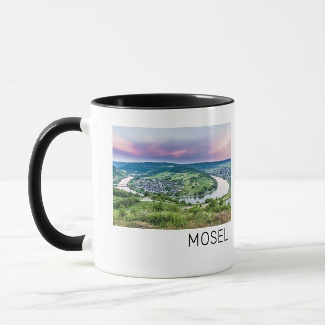 Taza Moselle Loop Sunset Kroev Panorama Alemania (Izquierda)