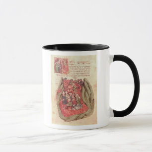 Taza Moses lleva a los niños de Israel a través