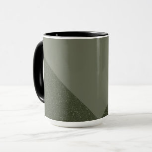 Taza Moss Green + Texture Coffee Mug