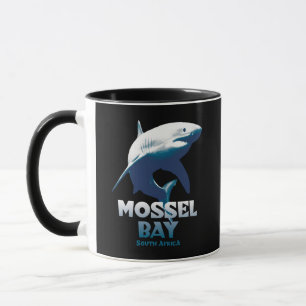 Taza Mossel Bay Gran Buceo de Tiburón Blanco