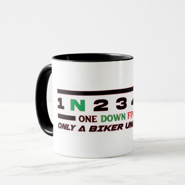 Taza Motera Biker Rider (Anverso izquierdo)