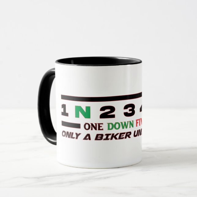 Taza Motera Biker Rider (Anverso izquierdo)