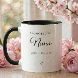 Taza Mother’s Day Pregnancy Announcement Nana