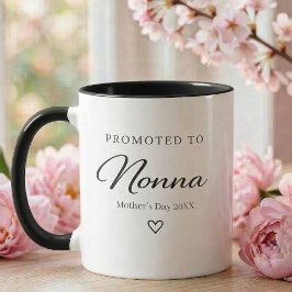 Taza Mother’s Day Pregnancy Reveal Gift for Nonna