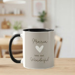 Taza Mother's Day gift, mom grandma great-grandmother<br><div class="desc">Mother's Day gift, mom grandma great-grandmother mug, you are wonderful, ceramic, birthday gift idea, small thanks, individual Looking for a special Mother’s Day gift? This adorable ceramic mug is perfect for moms, grandmas, and great-grandmas! Featuring a heartfelt message, it’s a lovely way to show love and appreciation. Compact and practical,...</div>